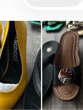 Yellow Patent Pointed-Toe Stiletto Pumps